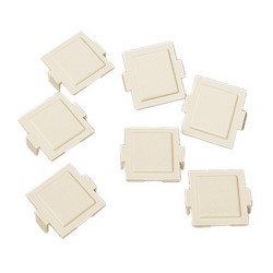 M20 Dust Cover for M-Series Faceplates and Outlets, Ivory
