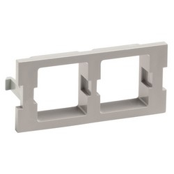 FP Type Double Port Adapter Housing, Gray