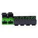 Adapter, Fiber, Multiport Shuttered, Teraspeed SC-APC, Single Pack, Green Finish