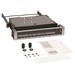 Shelf, Fiber, Modular Cassette, Sliding, 2U, Accepts 8 Modular Cassettes