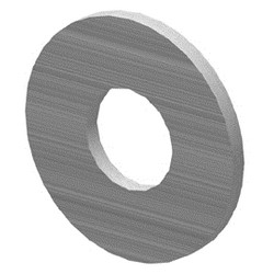Galvanized Flat Washer, 5/8 in