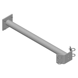 Double Pipe Support Arm with U-bolts, 63 in