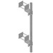 Adjustable Wall Mount for solid walls, 12 in stand-off