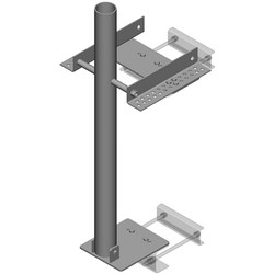 Universal Adjustable Tapered Pipe Mount, 4-1/2 in OD x 60 in