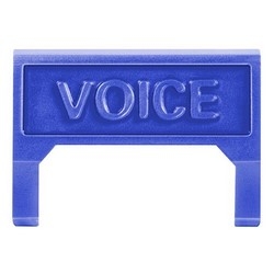 M60 Voice Information Outlet Icon Insert, blue
