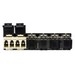 Optispeed LC Multiport Shuttered Adapter, 12 Ports, 10 Bulk Pack, Beige Finish