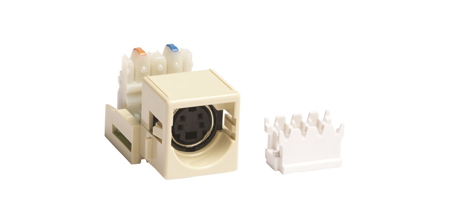 Multi-Media Outlet, Ivory, Snap-In