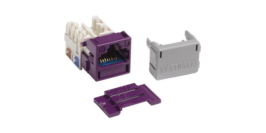 Modular Jack,1 Port,Unshielded Shield,IDC,T568A/T568B Wiring,Cat 6A ...