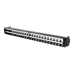 M4800 1U Modular Panel, 48 port, for SYSTIMAX Category 6A and 6 Information Outlets and Uniprise Category 6A Information Outlets