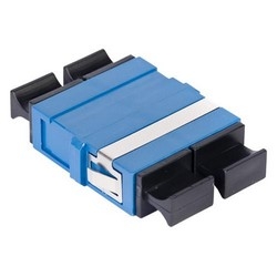 TeraSPEED SC Duplex Flangeless Adapter, Blue, 50 Bulk Pack