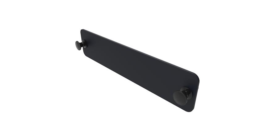 Blank Adapter Panel, 1000-Type, Black Finish