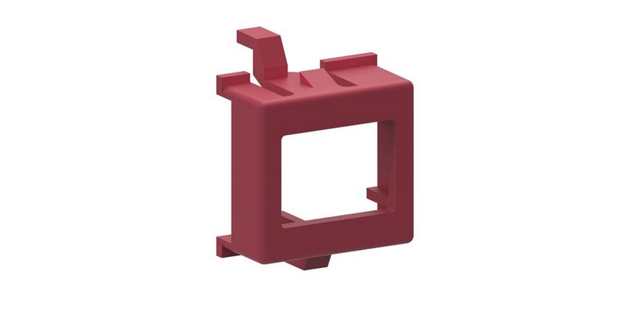 Mounting Module/Collar Assembly, Red, Packaging: 25/Pack