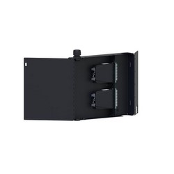 Surface Mount Enclosure, 279.40mm (11in) H, 330.20mm (13in) W, 63.50mm (2.50in) D, 6 lbs (2.72 kg), Steel, Black Finish