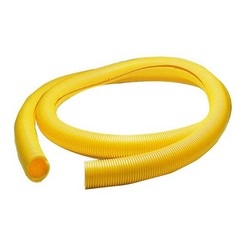 FiberGuide Fiber Management System, 2" Outer Diameter Slotted Flex Tube, 50 ft. Long, Yellow