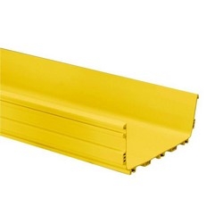 HORIZONTAL STRAIGHT SECTION   4IN X 12IN, 6FT LENGTH, YELLOWFGS-MSHS-F