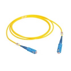 Tracerlight Fiber Optic Patch Cord, 1.7mm Simplex, Single-mode, SC/UPC To SC/UPC, Yellow, 8m
