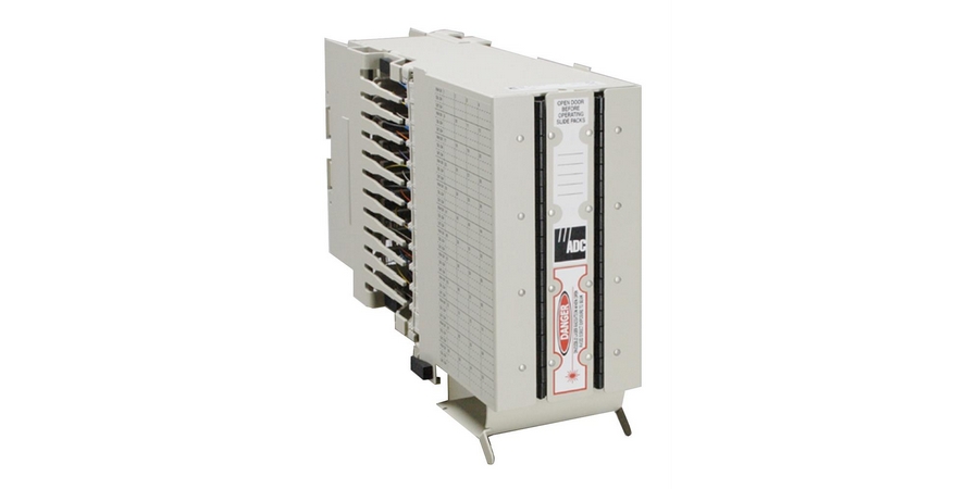 Fiber Termination Block, 144 Port, Steel, Powder Coated, Right ...