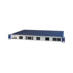 24 port Gigabit Ethernet Industrial Workgroup switch (20 x GE TX Ports, 4 x GE SFP combo ports), managed, software Layer 3 Professional, Store-and-Forward-Switching, IPv6 Ready, fanless design.