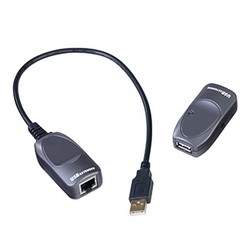 Usb 1.1 Extender 50M Single Cat Cable Transmitter And Receiver