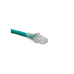 Cat 6A SlimLine Boot Patch Cord, 20 ft, Green