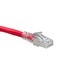 Cat 6A SlimLine Boot Patch Cord, 15 ft, Red