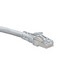 Cat 6A SlimLine Boot Patch Cord, 5 ft, White