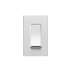 , Vizia + Digital 15A Electronic Switch, Single Pole Or 3-way, White/ivory/light Almond