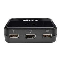 2-Port USB/HD Cable KVM Switch with Audio/Video, Cables and USB Peripheral Sharing