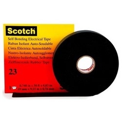 3M Glass Cloth Electrical Tape 27, White, Rubber Thermosetting