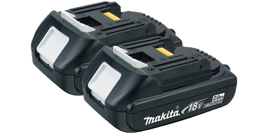 Cordless Power Tool Battery, Lithium-Ion, Slide Style, 18 Volt, 2 Amp ...