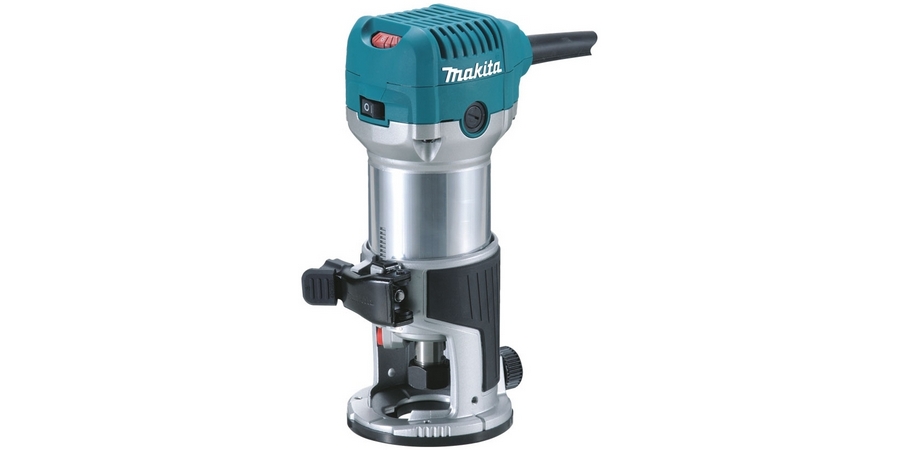 1-1/4 HP Compact Router, Fixed base, 10,000-30,000 RPM, var. spd.