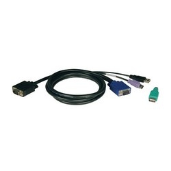 USB/PS2 Combo Cable Kit for NetController KVM Switches B040-Series and B042-Series, 10-ft.