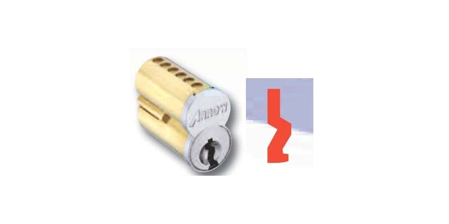 Door Lock Cylinder, AB Keyway, Uncombined