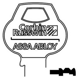 Corbin Russwin Keyway Chart