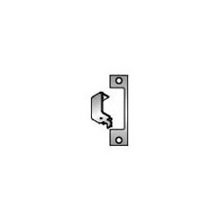 Electric Strike Faceplate, 4-7/8&quot; Length x 1-1/4&quot; Width, Bronze Toned, For Mortise Lockset with 1&quot; Deadbolt with Deadlatch Positioned Below the Latchbolt
