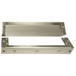 Door Lock Mount Kit, Shere, Stainless Steel, Includes Surface Mount Housing Lock