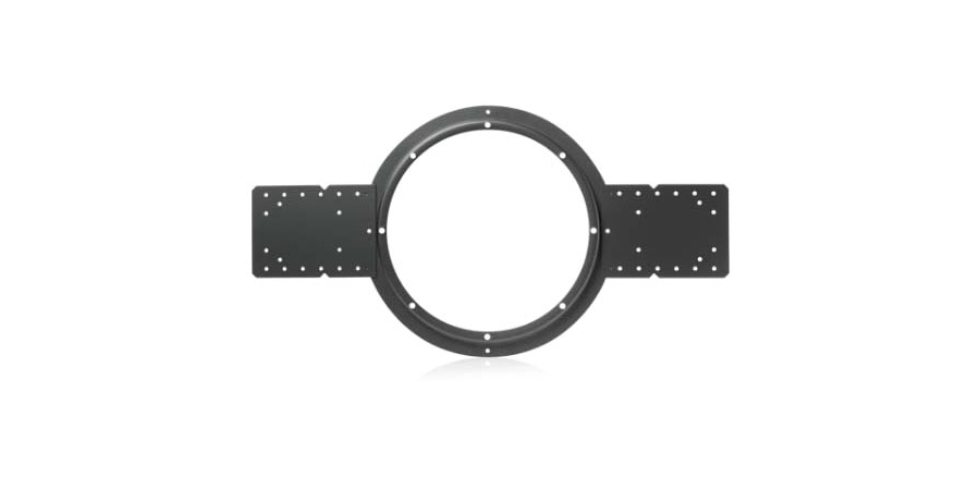 Mounting Ring, Ceiling Mount, Black, Depth 7/16 in., Diameter 11-7/8 in.