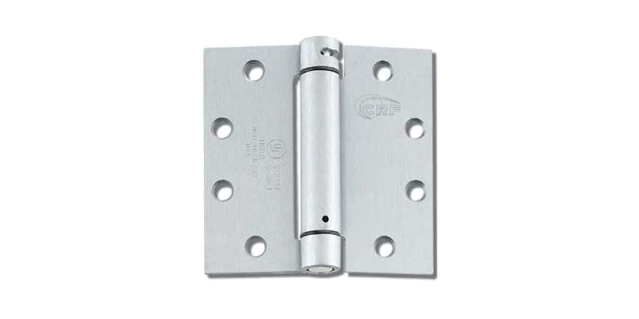 Single Acting Spring Hinge, Full Mortise Hinge, US26 Bright Chrome, 4-1 ...