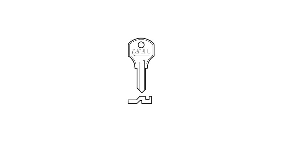 Key Blank, 5 Pin or Disc Pin Length, Disc/Wafer Tumbler Key Blank ...