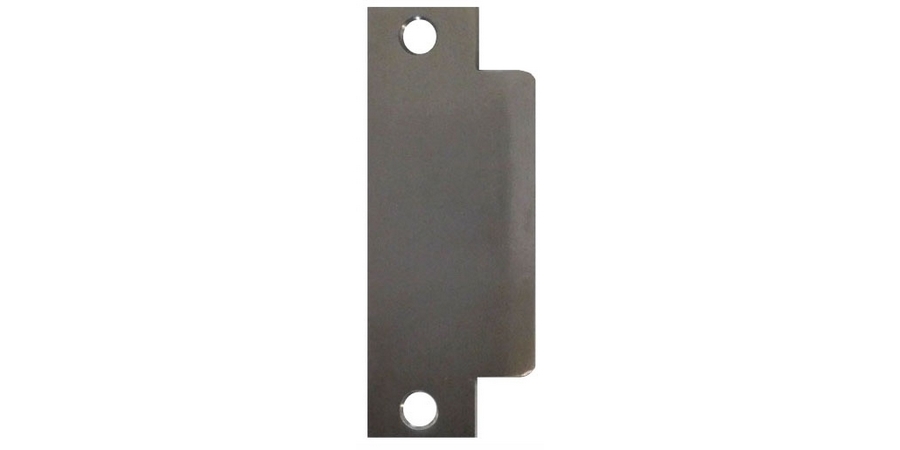 Blank Strike Plate, Satin Chrome, ANSI Strike, Steel, 1-1/4 in. W, 4-7/ ...