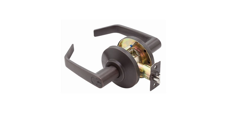 Cylindrical Lock, ANSI: Grade 2, Function: Entrance Lock, US26D Satin ...