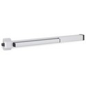 Rim Exit Device, Fire Rated, 36" Length, Sprayed Aluminum, Without Trim