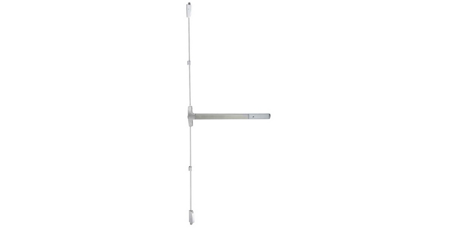 Surface Mount Vertical Rod Device, Standard Dogging, Satin Chrome ...