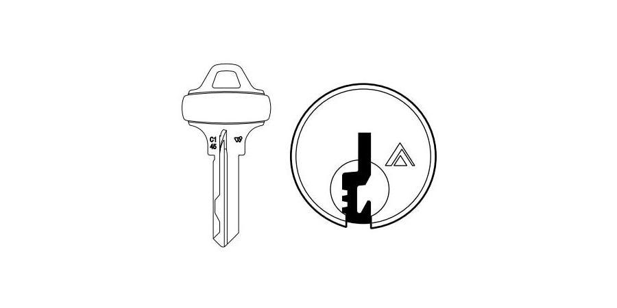 Key Blank, 6 Pin or Disc Pin Length, High Security Key Blank, Original ...