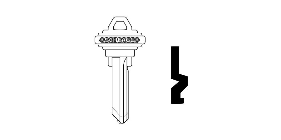 Key Blank, 6 Pin or Disc Pin Length, High Security Key Blank, Original ...