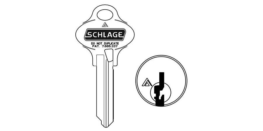 Key Blank, 6 Pin or Disc Pin Length, High Security Key Blank, Original ...