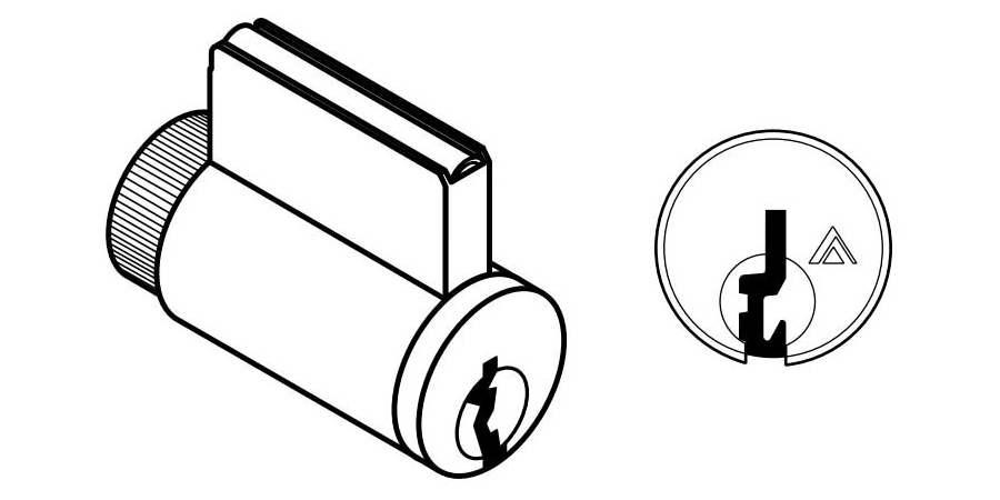 Door Lock Cylinder, 6 Pin or Disc Pin Length, Full-Size Format ...