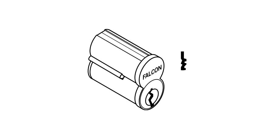 Small Format Interchangeable Core, 6 Pin or Disc Pin Length, US26D ...