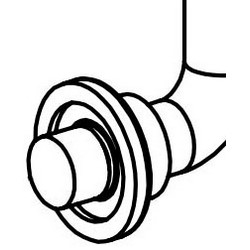 Exit Device Retaining Ring, For 1690 Series Door Exit Device