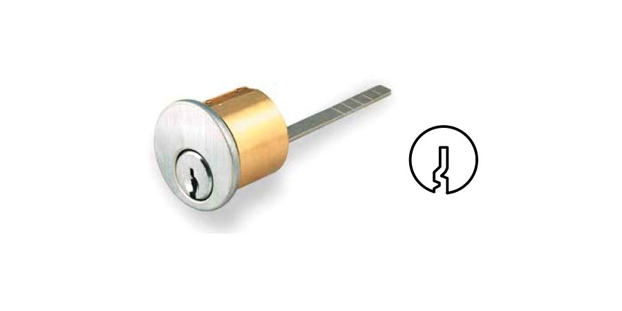 Rim Cylinder, Schlage E Keyway, Keyed Alike, 1.36